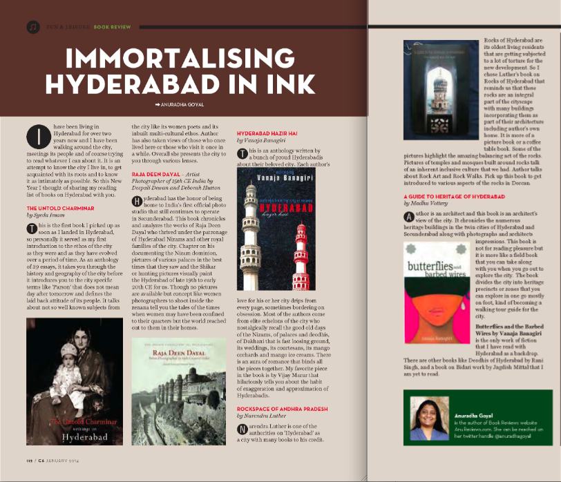 Books on Hyderabad – C6 Column Books on Hyderabad